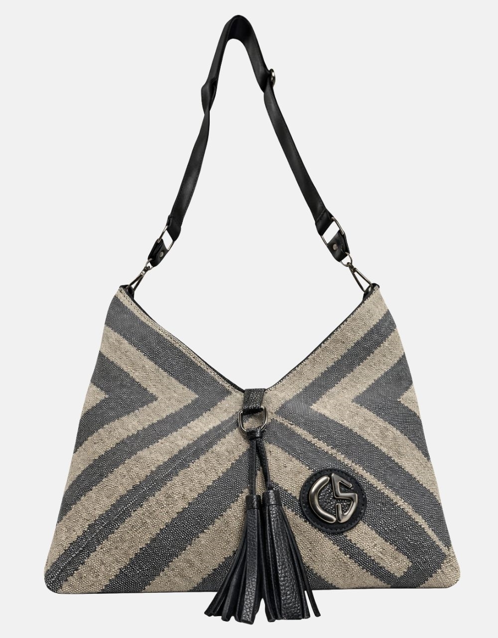 Εικόνα από Xειροποίητη τσάντα χειρός PHAEDRA Γκρί