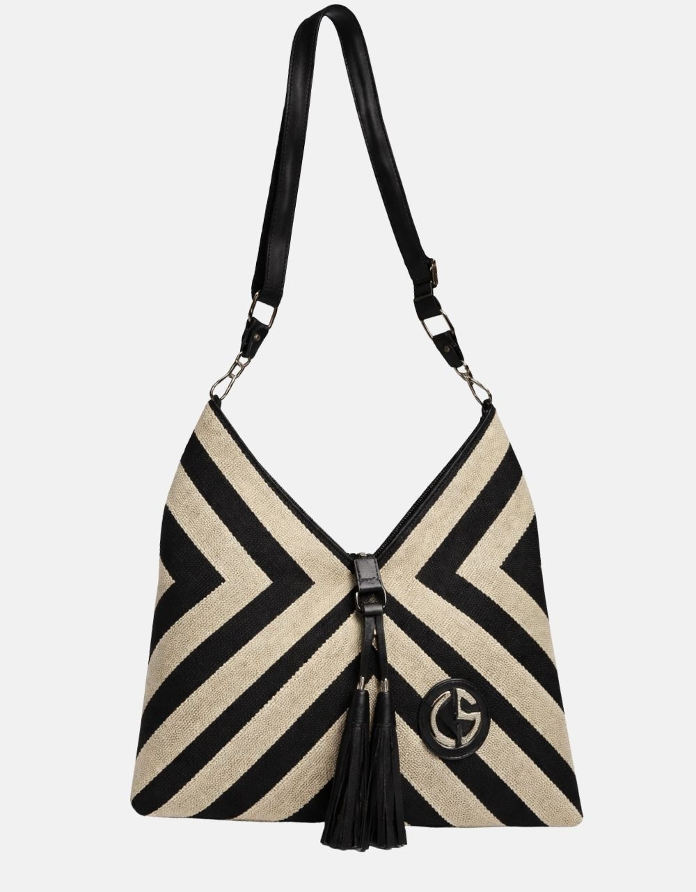 Εικόνα από Xειροποίητη τσάντα χειρός PHAEDRA Μαύρο