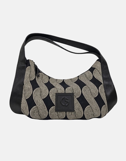 Εικόνα της Xειροποίητη τσάντα χειρός AEGLE Μαύρο