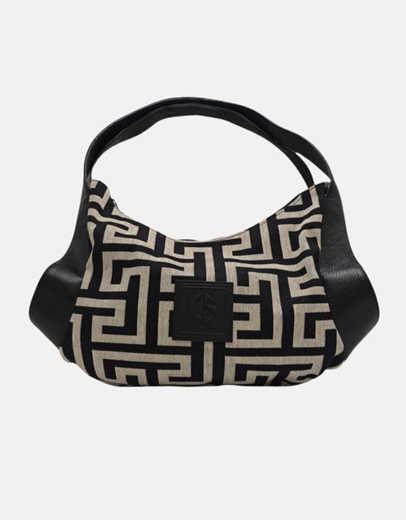 Εικόνα της Xειροποίητη τσάντα χειρός AEGLE Μπέζ