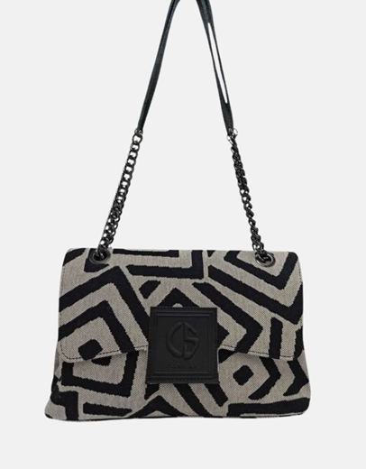 Εικόνα της Xειροποίητη τσάντα χειρός DEMETER Μπέζ