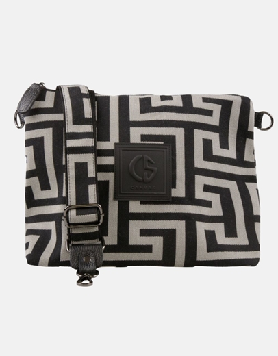 Εικόνα της Τσάντα φάκελος με λουρί ARIADNE Μπέζ