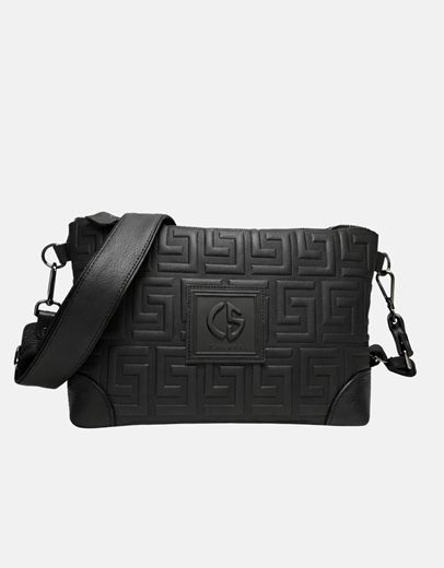 Εικόνα της Τσάντα φάκελος με λουρί KIRKI Μαύρο