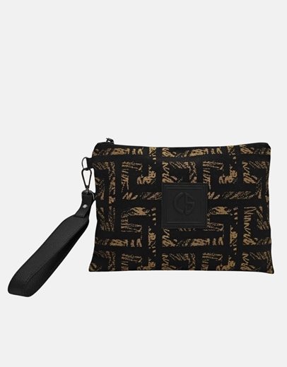 Εικόνα της Τσάντα φάκελος με λουρί AMELIA Μαύρο