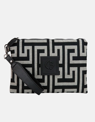 Εικόνα της Τσάντα φάκελος με λουρί AMELIA Μπεζ