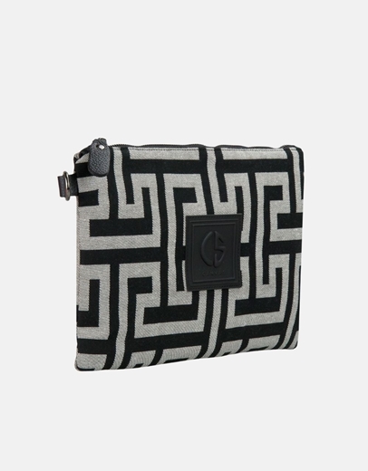 Εικόνα της Τσάντα φάκελος με λουρί AMELIA Μπεζ