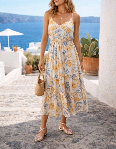 Εικόνα της Δερμάτινα γοβάκια Gioseppo με χιαστί σχέδιο Χρυσό