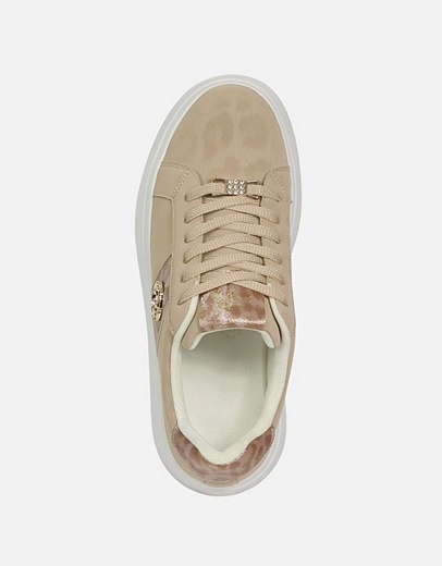 Εικόνα της Γυναικεία sneakers με διπλή σόλα και σχέδιο animal print Πούρο