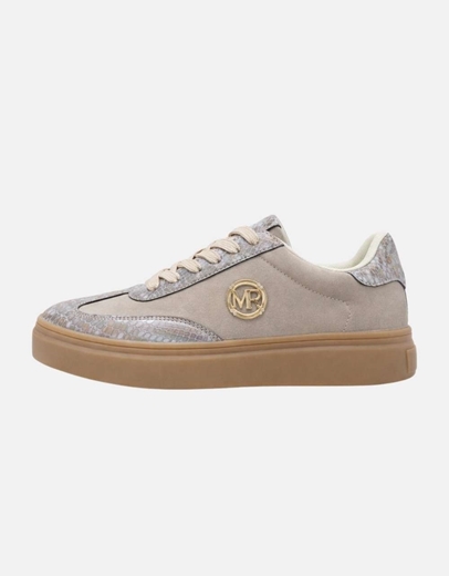 Εικόνα της Γυναικεία sneakers δίπατα με συνδιασμό υλικών Πούρο