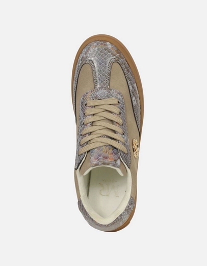 Εικόνα της Γυναικεία sneakers δίπατα με συνδιασμό υλικών Πούρο