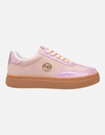 Εικόνα από Γυναικεία sneakers δίπατα με συνδιασμό υλικών Ροζ
