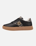 Εικόνα από Γυναικεία sneakers δίπατα με λεπτομέριες animal print Μαύρο