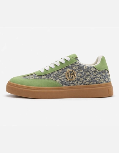Εικόνα της Γυναικεία sneakers δίπατα με ιδιαίτερο σχέδιο Πράσινο
