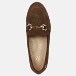 Εικόνα από Δερμάτινα loafers Ελληνικής κατασκευής με αγκάφα strass