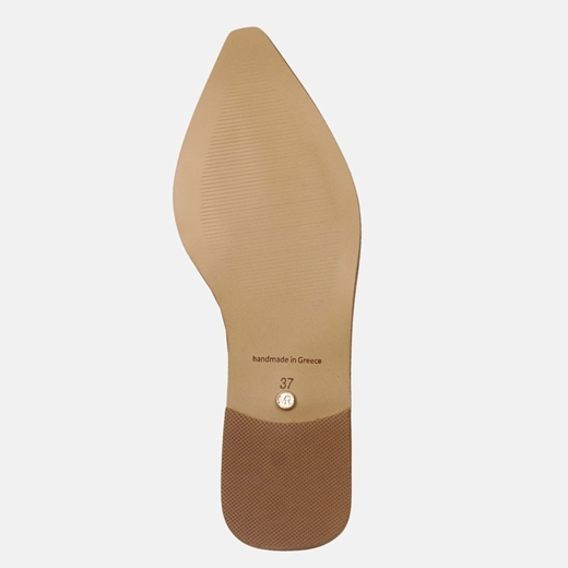 Εικόνα της Δερμάτινα loafers Ελληνικής κατασκευής σε μυτερή γραμμή