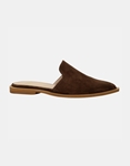 Εικόνα από Δερμάτινα mules suede Ελληνικής Κατασκευής Καφέ