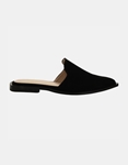 Εικόνα από Δερμάτινα mules suede Ελληνικής Κατασκευής Μαύρο
