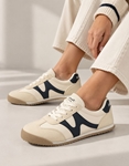Εικόνα από Sneakers γυναικεια basic με σχέδιο στο πλάι Μπλε